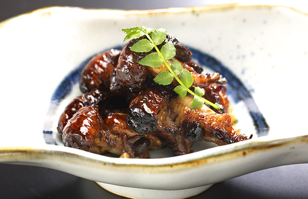 鰻肝焼き